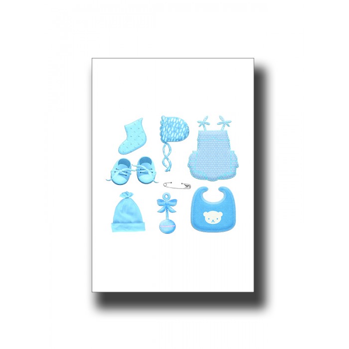 Baby clothes 1 Nursery Kids Print