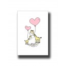 Giraffe 4 Nursery Kids Print
