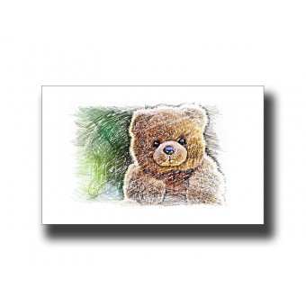 Teddy 6 Nursery Kids Print