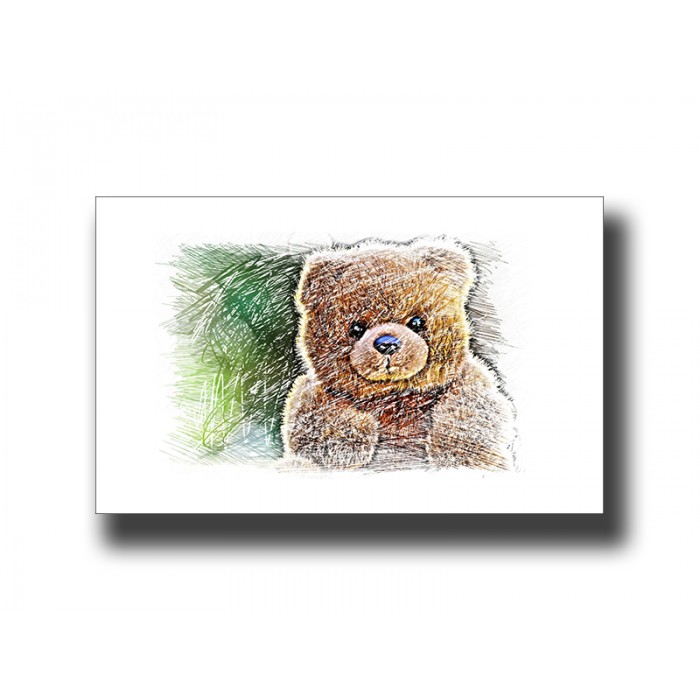 Teddy 6 Nursery Kids Print