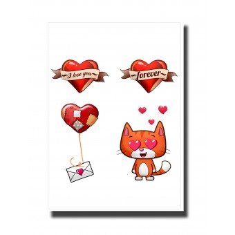 Valentine's Day Card - Love Cat 2