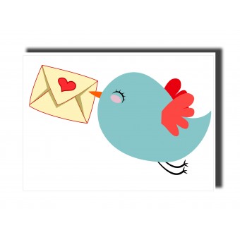 Valentine's Day Card - Love Bird 1
