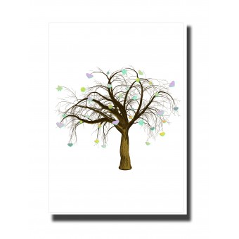 Valentine's Day Card - Tree of hearts 1