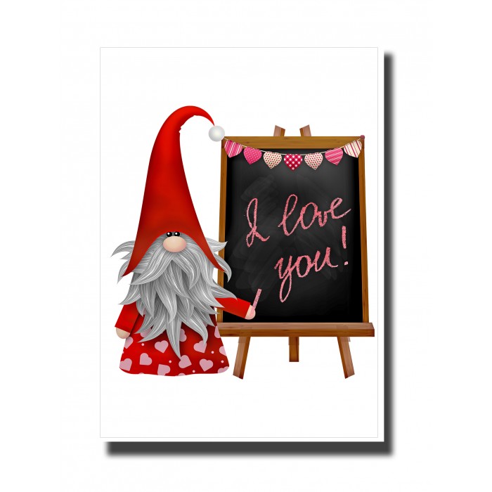 Valentine's Day Card - Gnome 1