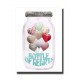 Valentine's Day Card - Bottle of hearts