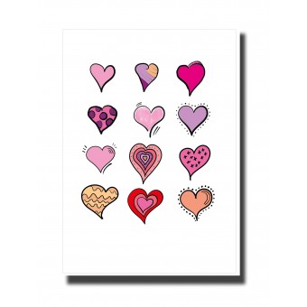 Valentine's Day Card - Hearts 4