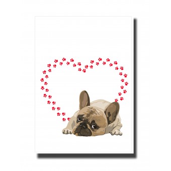 Valentine's Day Card - Love Dog 1