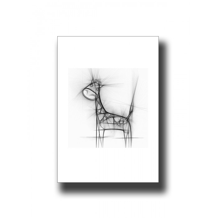 Giraffe 3 Nursery Kids Print