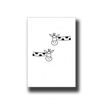Giraffe 5 Nursery Kids Print