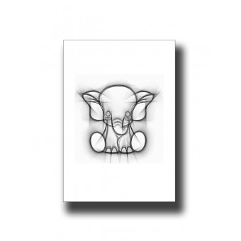 Kids Elephant 5 Nursery Kids Print