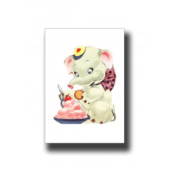 Kids Elephant 6 Nursery Kids Print