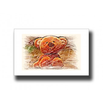 Teddy 5 Nursery Kids Print
