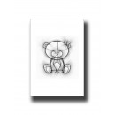 Teddy 4 Nursery Kids Print