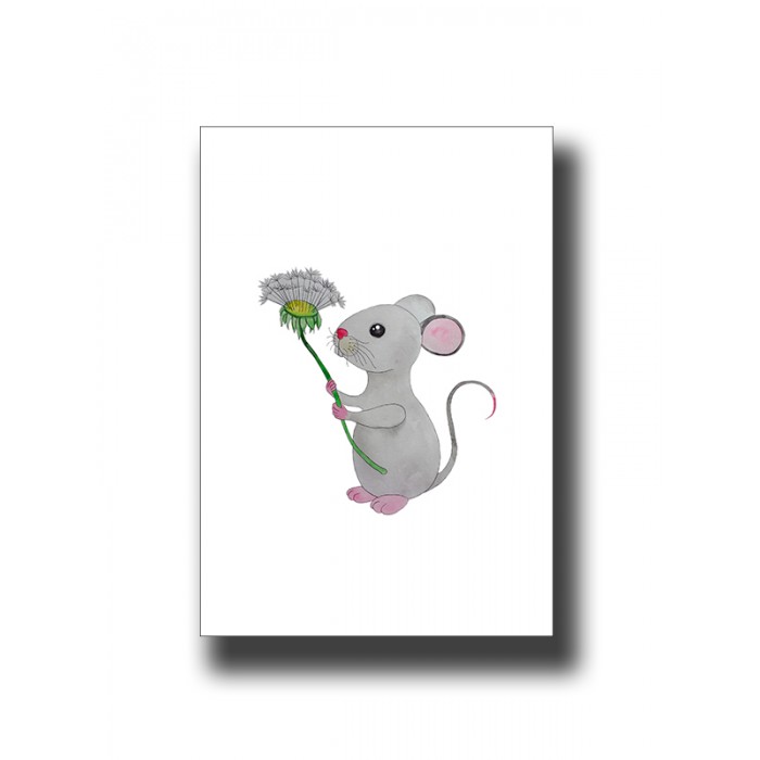 Mouse 2 Nursery Kids Print