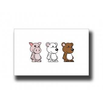 Animals 1 Nursery Kids Print