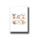 Animals 2 Nursery Kids Print