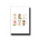 Animals 3 Nursery Kids Print
