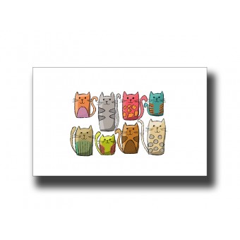 Cat 3 Nursery Kids Print