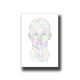 Face 1 Line Art Print