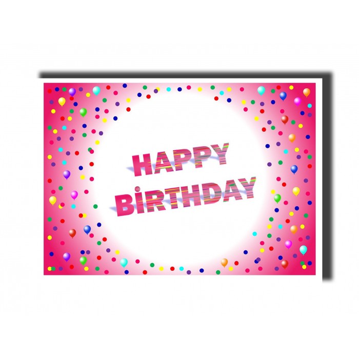 Birthday Card - Happy Birthday 6