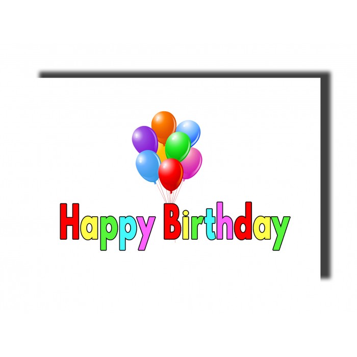 Birthday Card - Happy Birthday 7