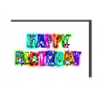 Birthday Card - Happy Birthday 10