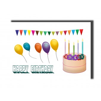 Birthday Card - Happy Birthday 13