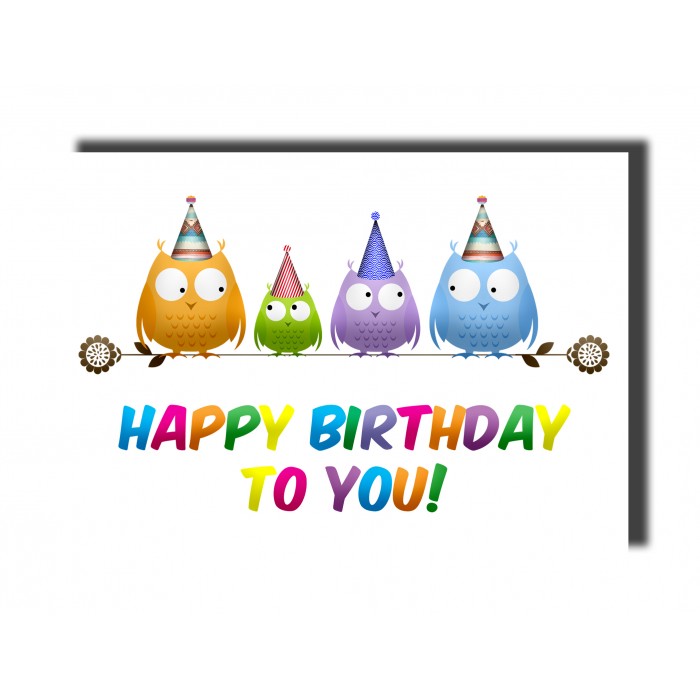 Birthday Card - Happy Birthday 21