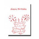 Birthday Card - Happy Birthday 40