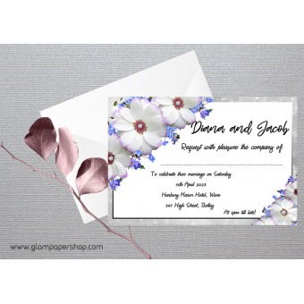 Daisy1 Wedding Invitation