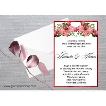 Roses1 Wedding Invitation