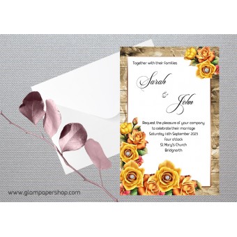 Roses3 Wedding Invitation