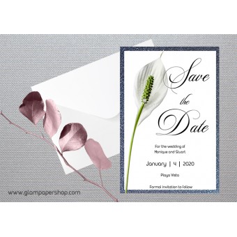 Calla1 Save the Date Card