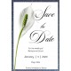 Calla1 Save the Date Card