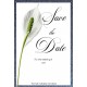 Calla1 Save the Date Card