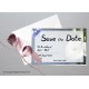 Eustoma1 Save the Date Card