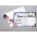 Eustoma1 Save the Date Card