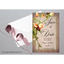 Freesia1 Save the Date Card