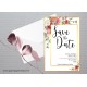 Peony1 Save the Date Card