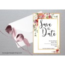 Peony1 Save the Date Card