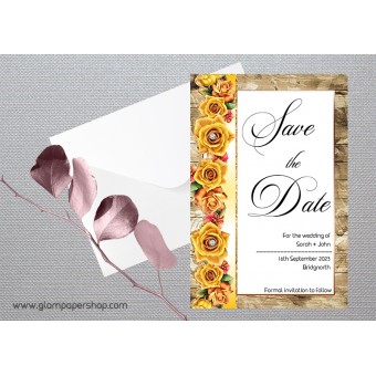 Roses3 Save the Date Card