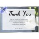 Eustoma1 Wedding Thank You Card
