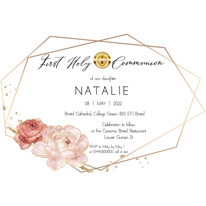 First Holy Communion Invitation 3