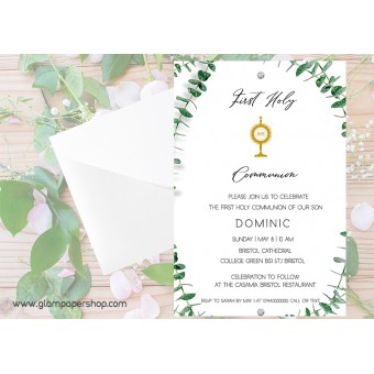 First Holy Communion Invitation 4