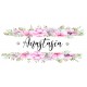 Floral wreath1 Place Card