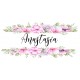 Floral wreath1 Place Card