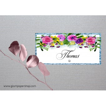 Flowers1 Place Card