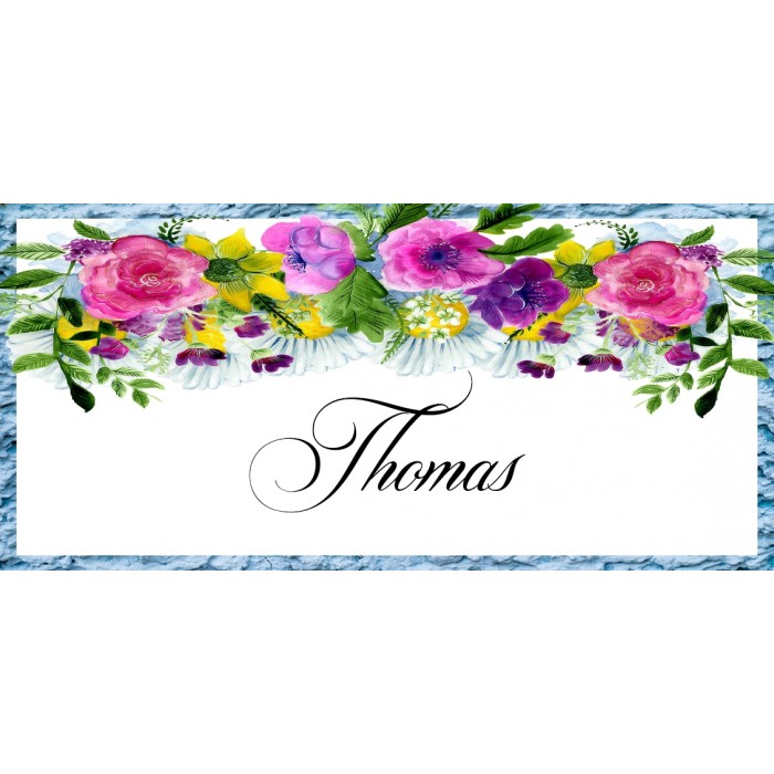 Flowers1 Place Card