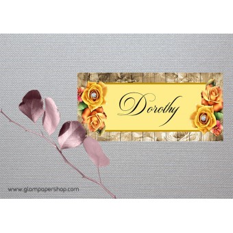 Roses3 Place Card
