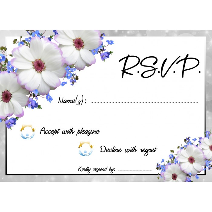 Daisy1 RSVP Card
